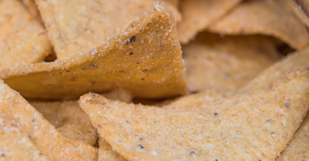 Homemade Corn Flour - Brown Chips on Brown Textile