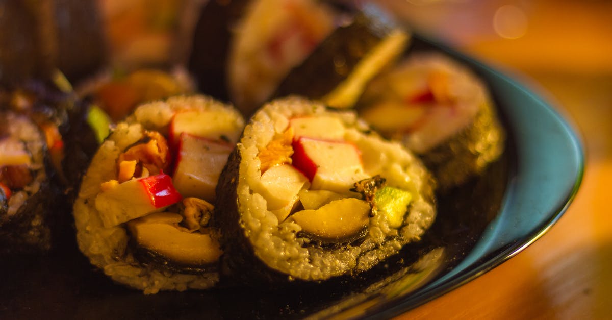 Homemade nori -> aonori? - Photo of Pastries on Black Tray