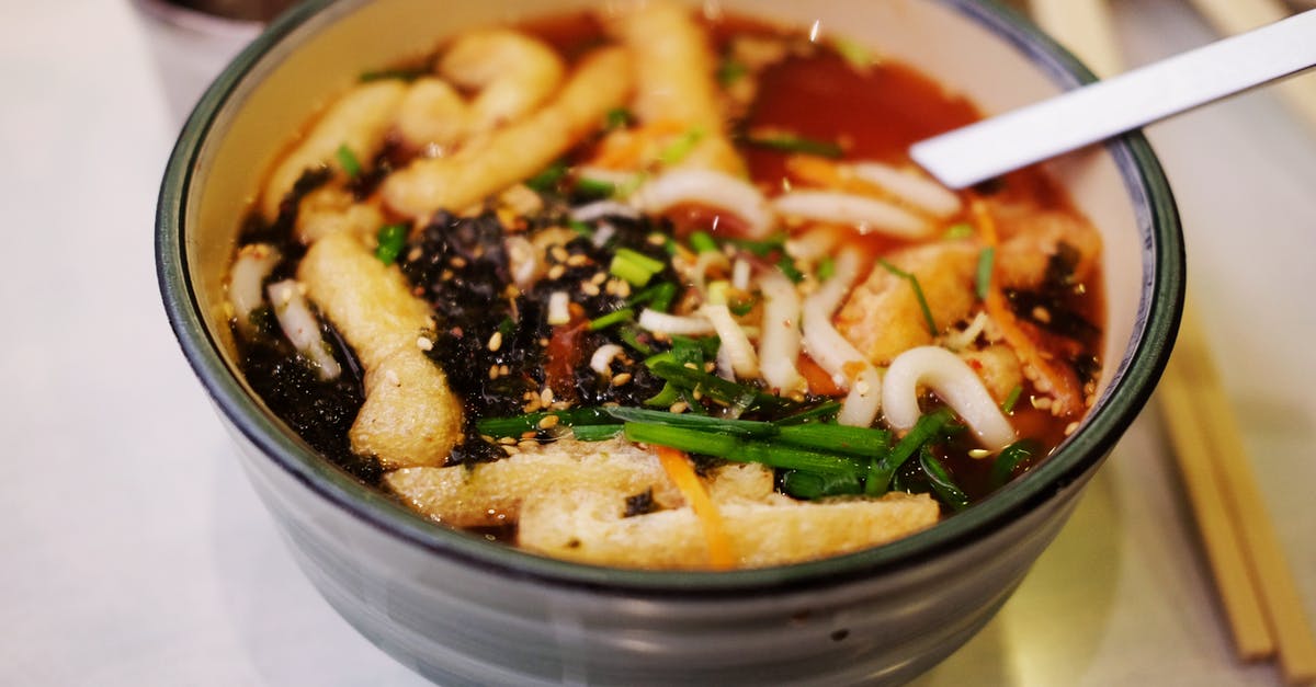 Homemade Tofu Firmness - Clear Glass Bowl With Soup