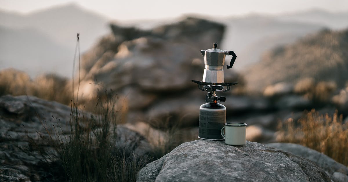 Hot rock cooking - type of rock required - Moka Pot on the Rock