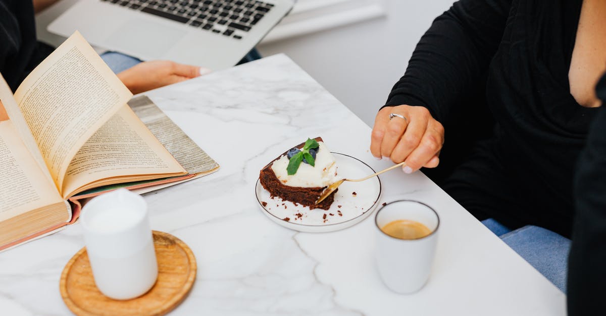 How can I alter this high-protein brownie recipe? - Person Holding White Ceramic Mug With Coffee