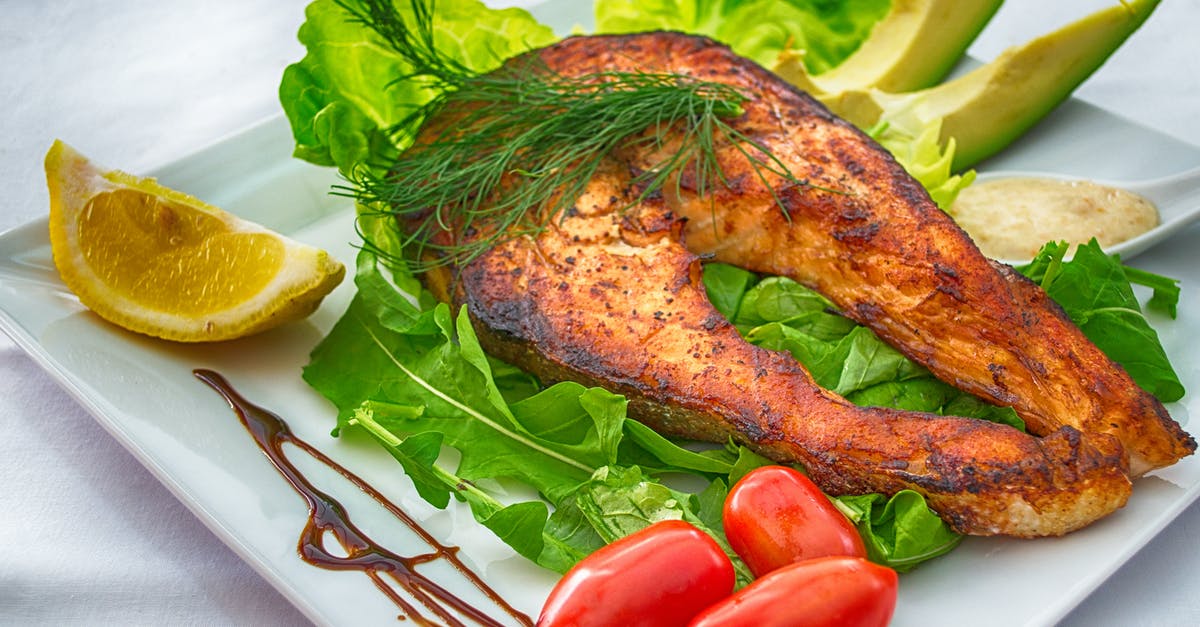 How can I barbecue salmon steak? - Cooked Meat With Vegetables