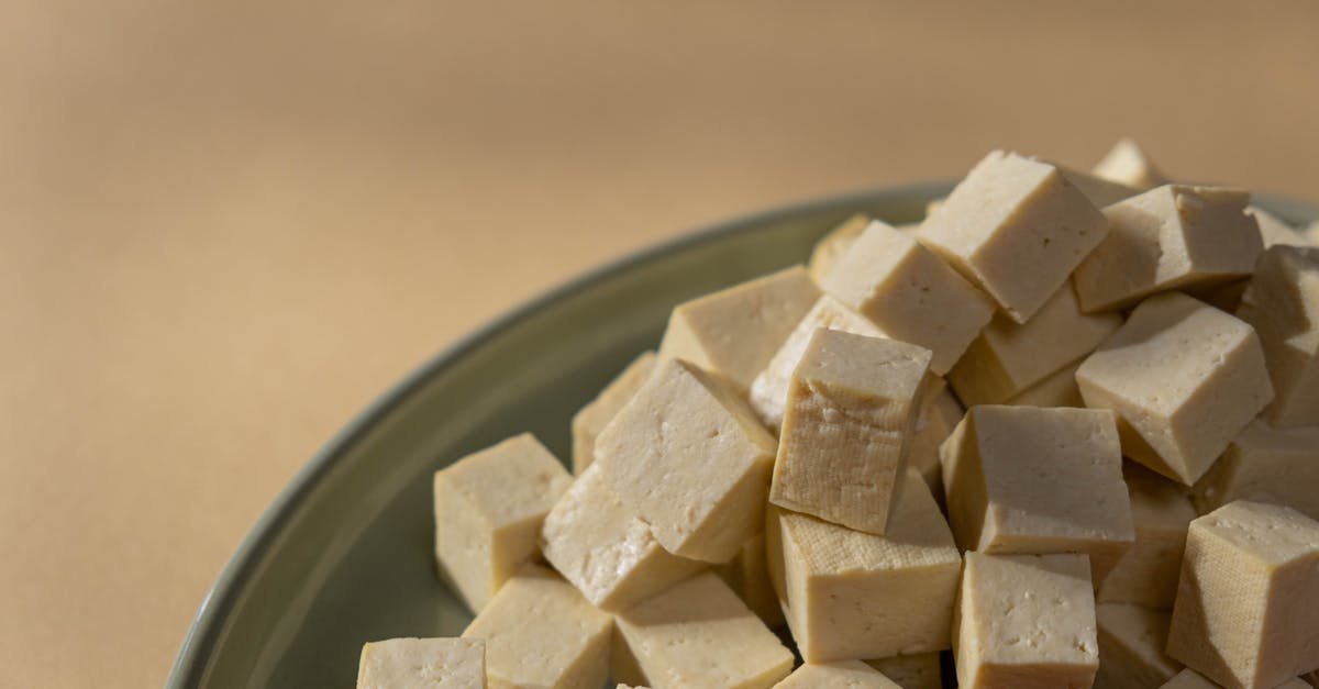 How can I fortify homemade soy milk? - Brown Square Biscuits on Black Ceramic Plate