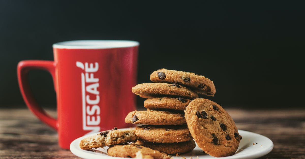 How can I get chewy chocolate chip cookies? - Cookies and Hot Drink for Breakfast