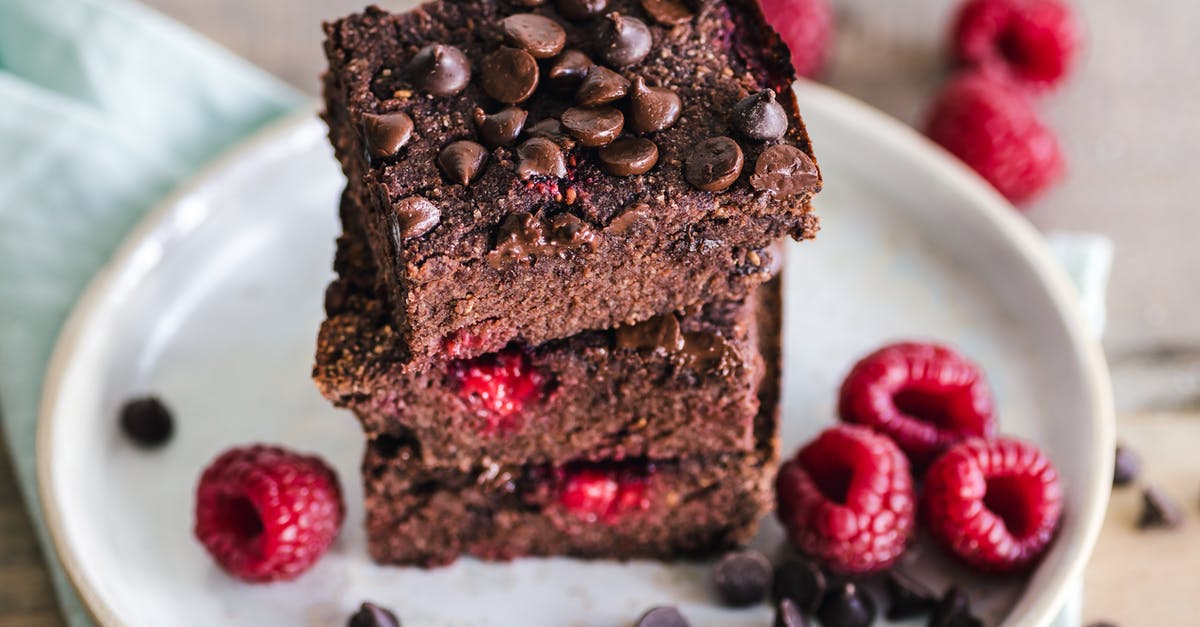 How can I get unsweetened gluten-free chocolate brownies to hold together? - Close-Up Photo Of Stacked Brownies