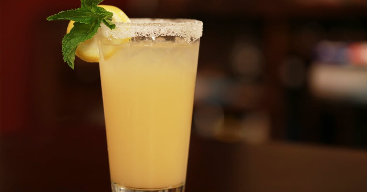 How can I improve the 2:1:1 margarita recipe? [closed] - Lemon Juice on Selective Focus Photography