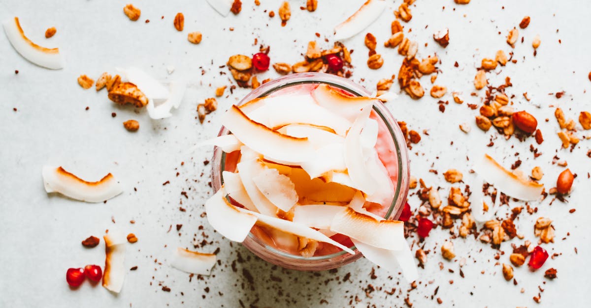 How can I intensify the chocolate flavour in my yoghurt? - Creamy Shake with Shaved Fruit Toppings 