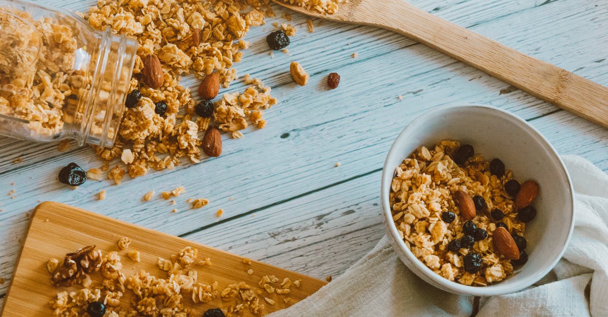How can I make granola that clumps? - Brown Wooden Spoon Beside White Ceramic Bowl With Brown and White Food
