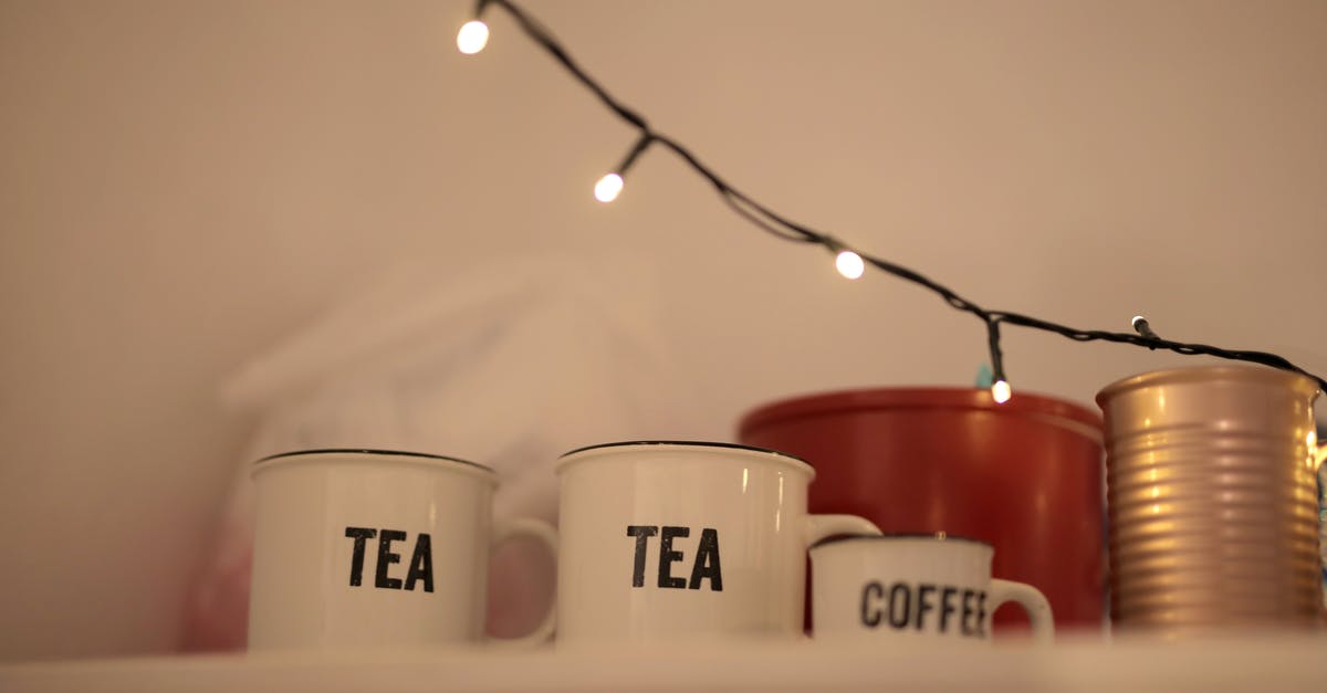 How can I make my tea stronger? - White Tea and Coffee Cups