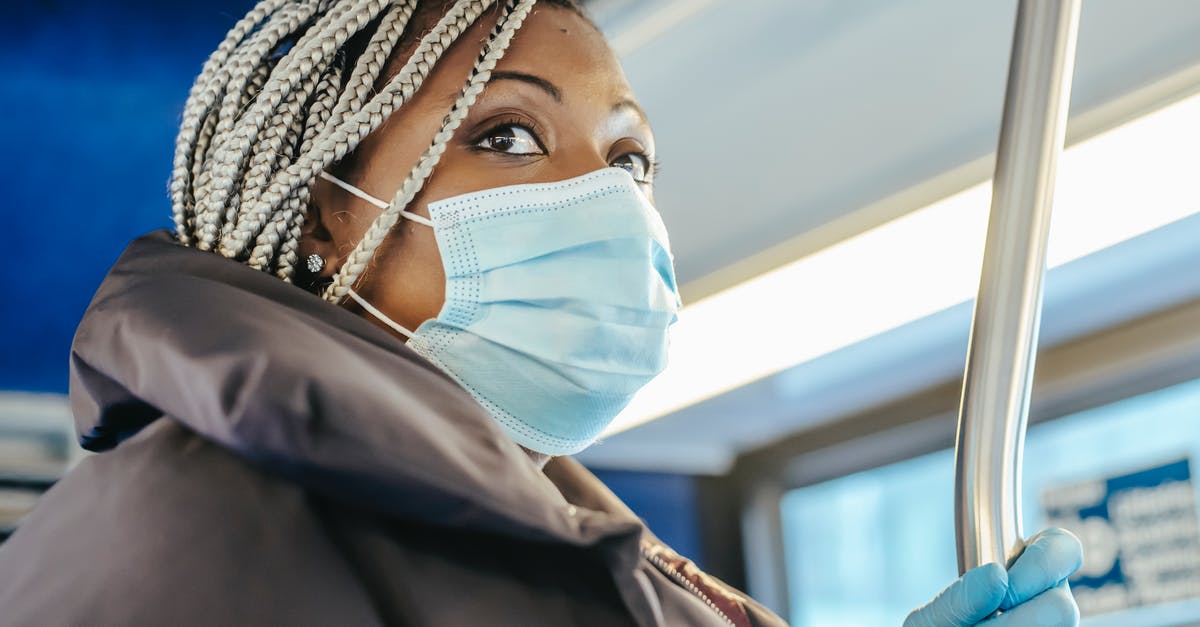 How can I prevent pork from becoming tough while being held at warm temperature? - Adult black woman in warm outfit and protective mask with gloves riding on public bus in daytime