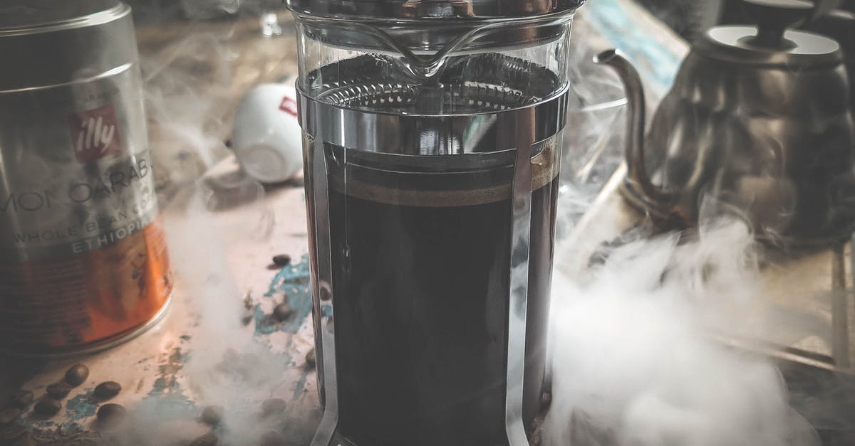 How can I reheat coffee without imparting bad flavor? - Photography of Heating French Press