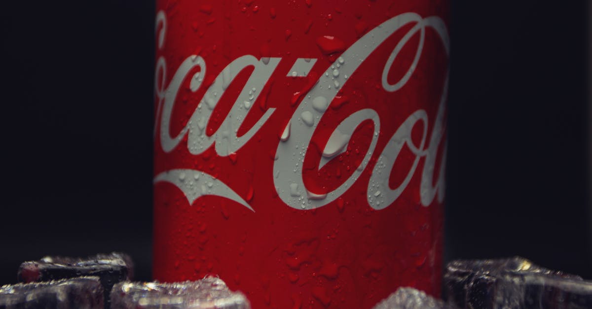 How can I remove the greasiness from my ice cream? - Close-Up Shot of Red Coca-Cola in Can