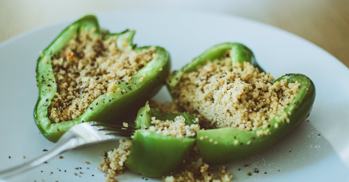 How can I tell if bell peppers have gone bad? - Green Bell Pepper Stuffed With Couscous