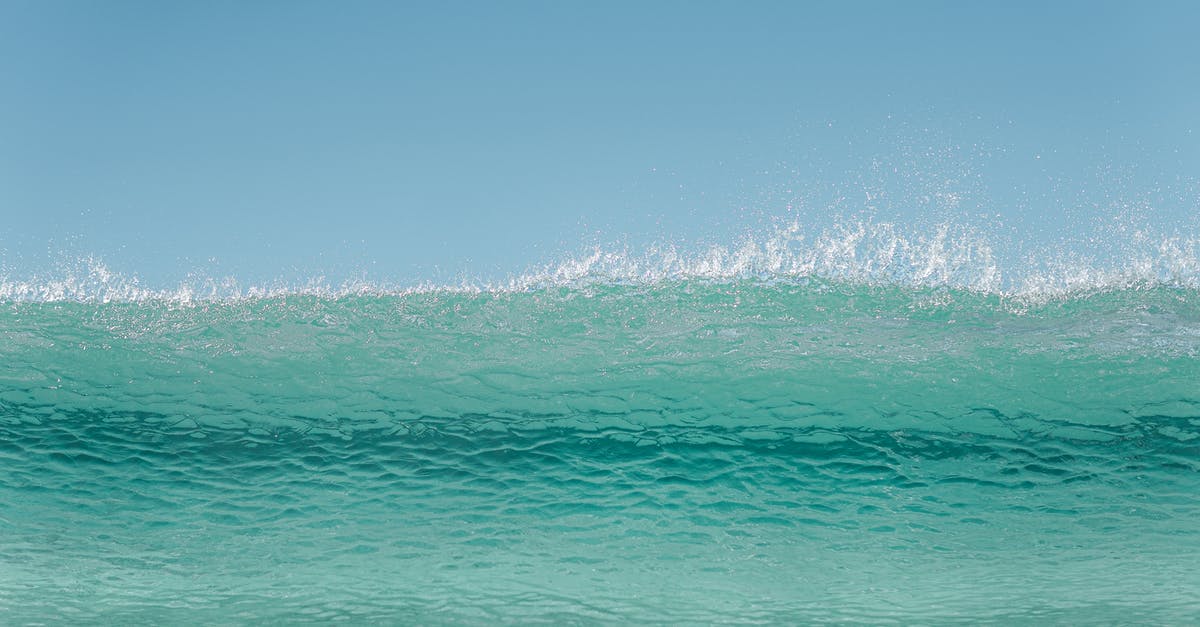 How clean should the outside of pots and pans be scrubbed? - Picturesque seascape of turquoise wavy ocean against cloudless blue sky in sunny day