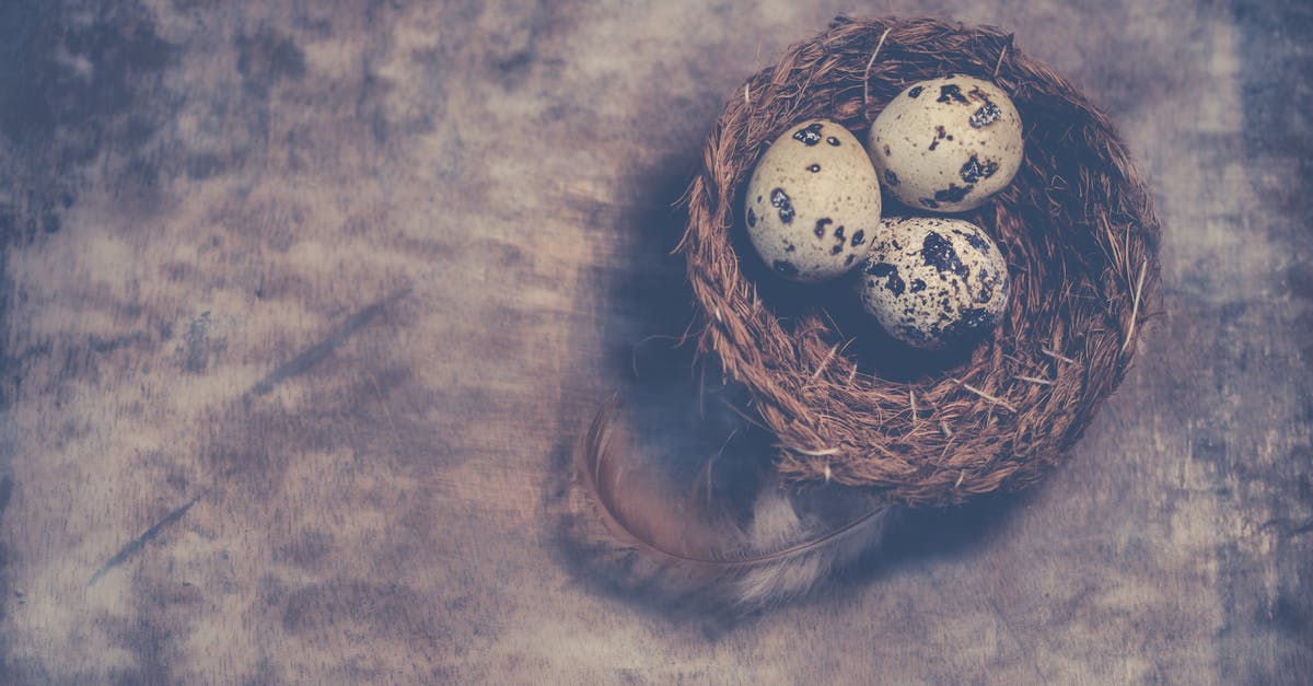 How do eggs relate to the texture of the cake? - Close-Up Photography of Quail Eggs on Nest