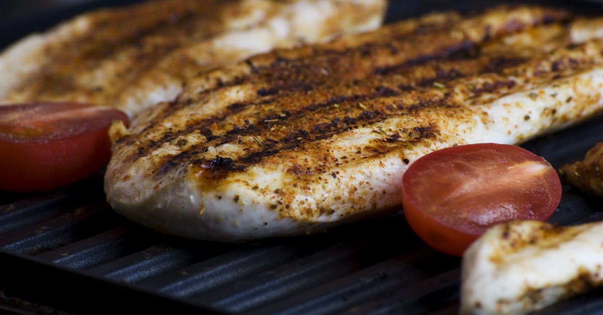 How do I baste barbecue chicken while grilling? - Selective Focus Photography of Grilled Slice of Meat and Tomatoes