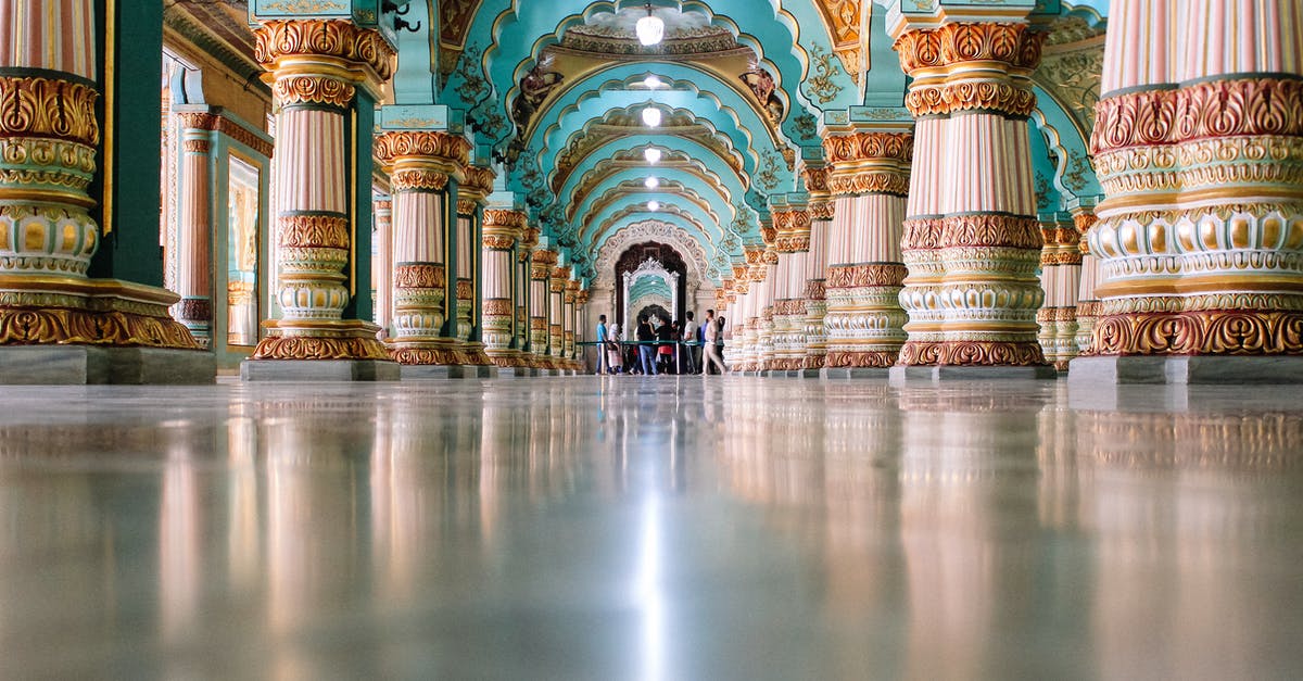 How do I carve a 2D Betty Boop cake? - Ornamental turquoise archway in magnificent Indian palace