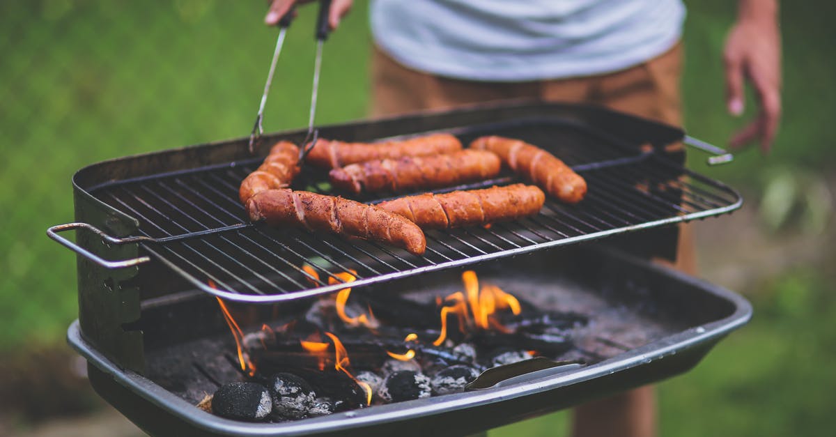 how do I cook sausages without poking holes through them? - The grill man