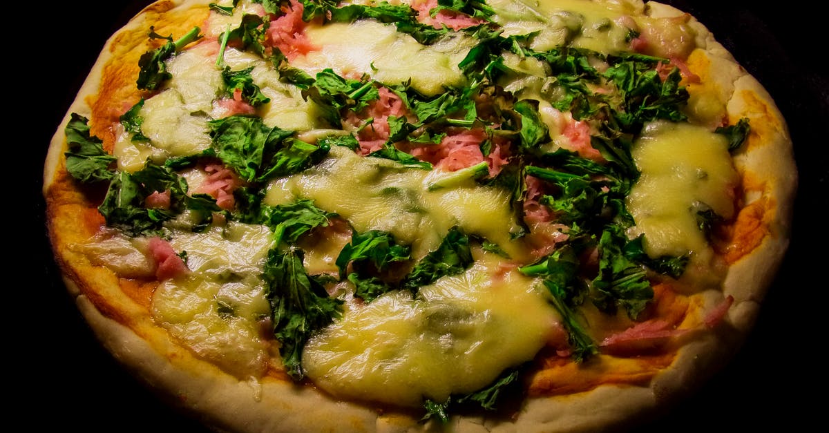 How do I ensure my deep dish crust gets cooked - Pizza With Green Leaf Vegetable