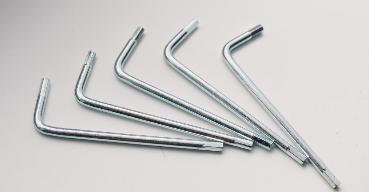 How do I fix and prevent a baked custard from weeping? - Set of various metal hex keys