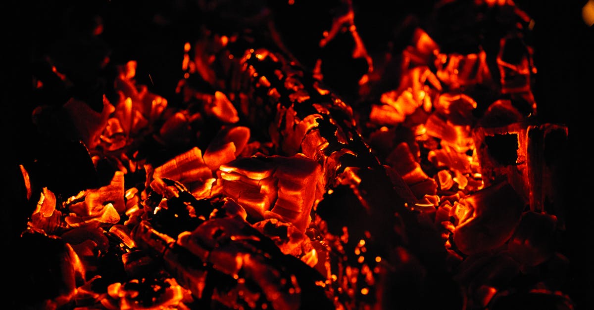 How do I heat up pre-made crepes with cognac? - Burning Firewood in Close Up Photography