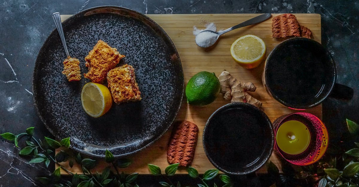 How do I keep cake from collapsing when adding lemon juice? - Black Round Plate With Food and Stainless Steel Fork