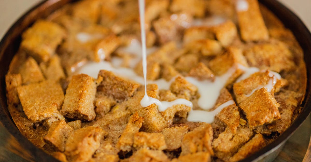 How do I keep my bread pudding from collapsing? - Brown Bread in the Bowl