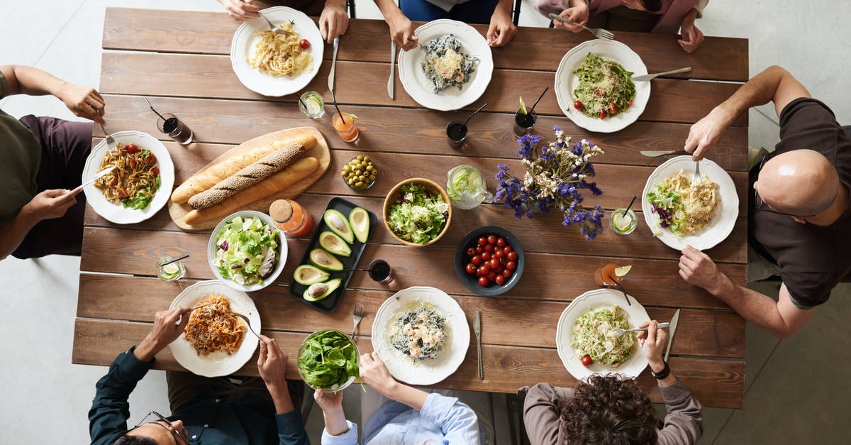 How do I keep rice based noodles from sticking together? - Group of People Eating Together