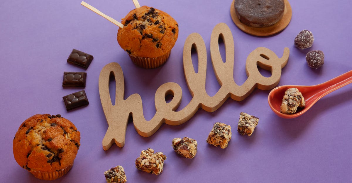 How do I stop my pastry shrinking? - Chocolates and Muffins on Purple Surface