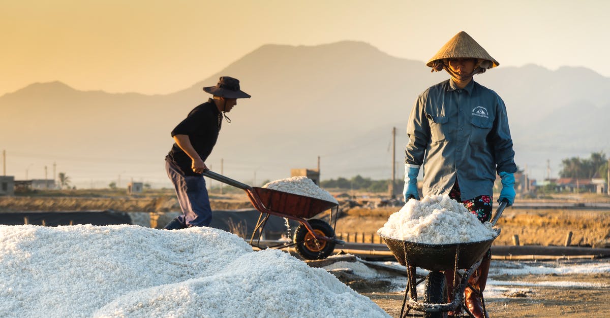 How do potatoes work against salt - Person Wearing Brown Hat Holding Wheelbarrow