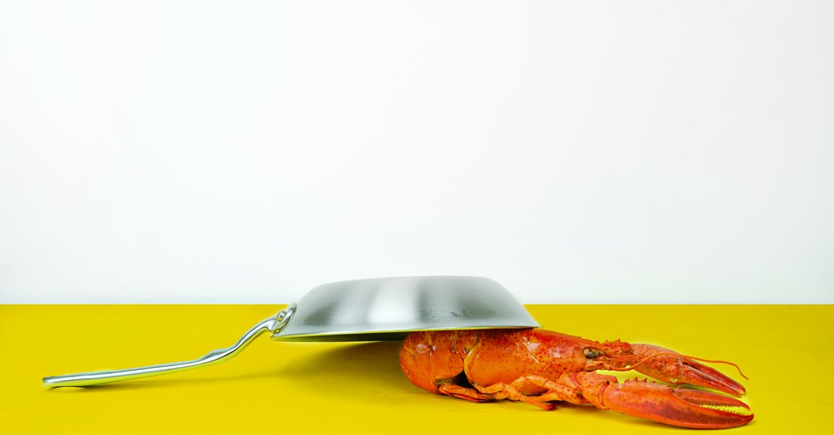 How do you cook frozen Lobster Tails? - Gray Steel Cooking Pan Near Orange Lobster