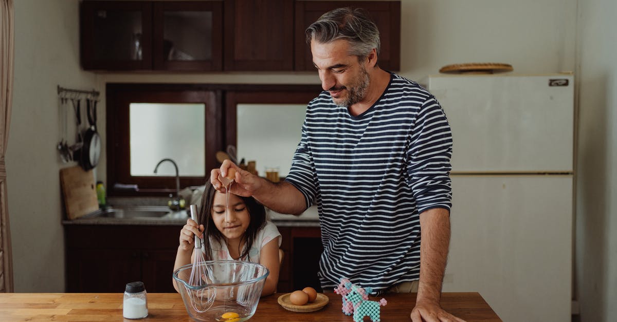 How do you crack eggs on a tawa without running away? - 
A Father Baking with His Daughter