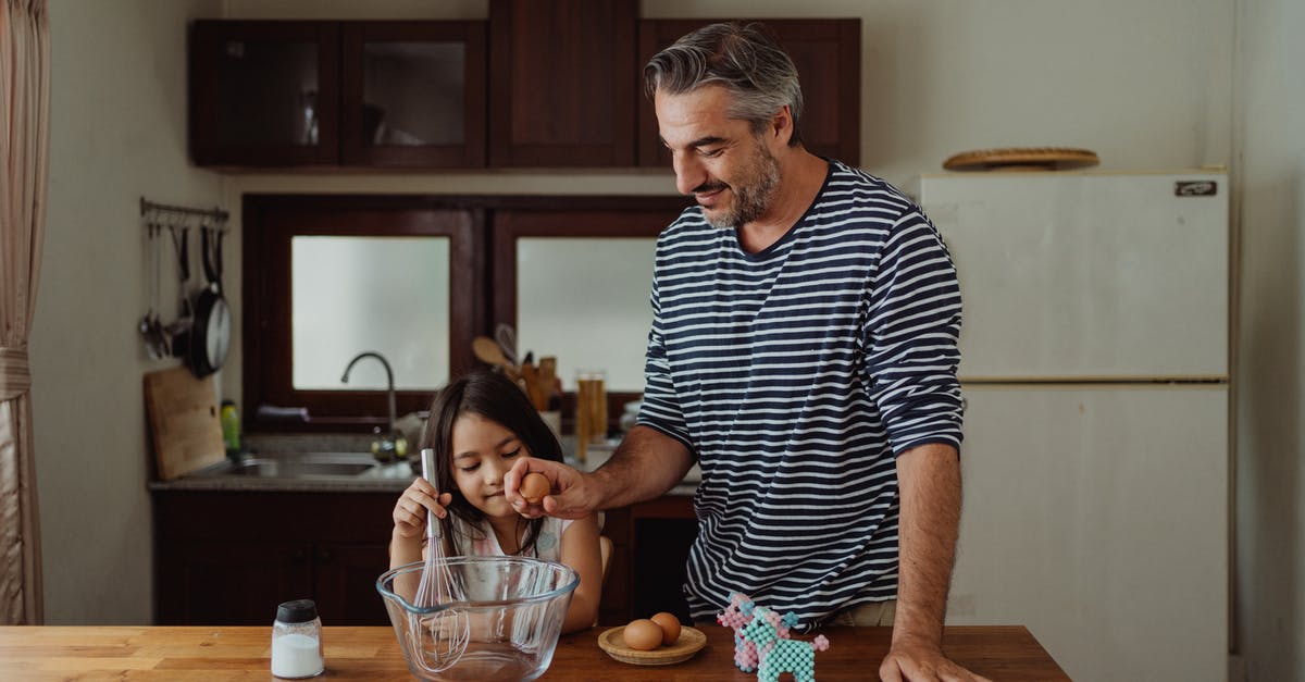 How do you crack eggs on a tawa without running away? - 
A Father Baking with His Daughter