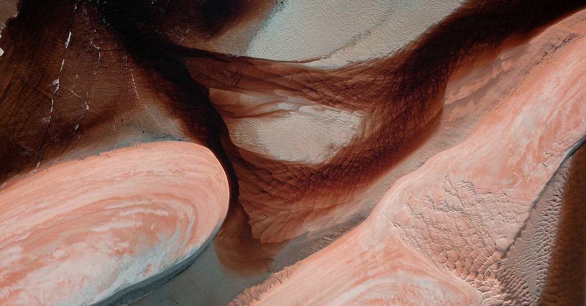 How do you dry wet brown sugar clumps? - Abstract background of sandy islands between sea water