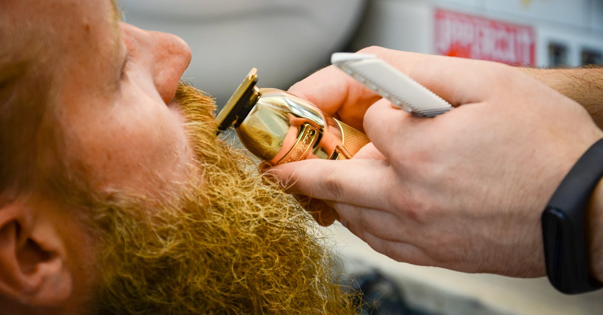 How do you french trim a lamb shank? - A Man Getting a Moustache Grooming