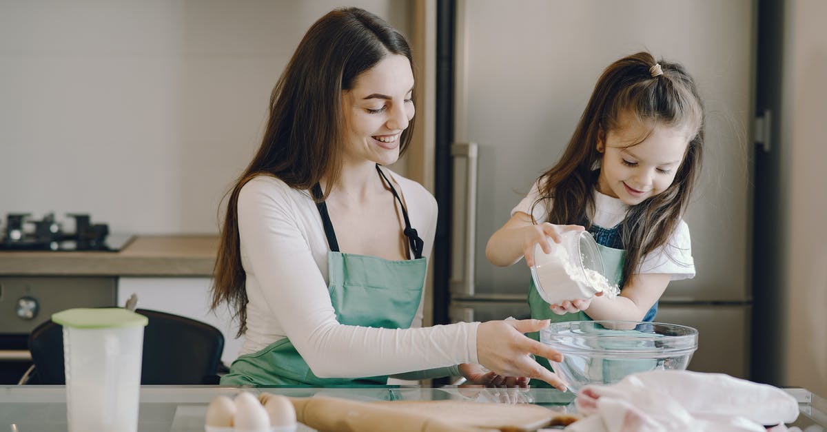 How does altering the fat-to-flour ratio affect the pastry? - Photo of Girl Pouring Flour on Bowl