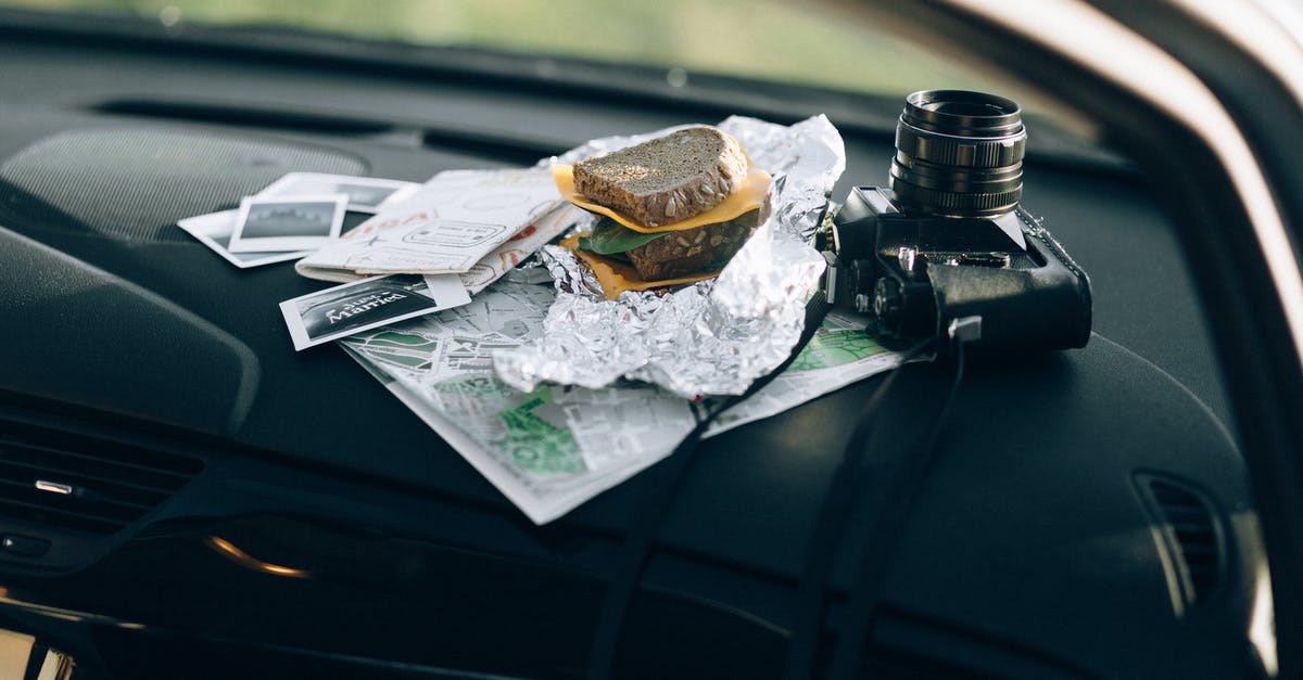 How does foil protect a sandwich in the [toaster] oven? - Photo of a Sandwich Beside a Black Dslr Camera