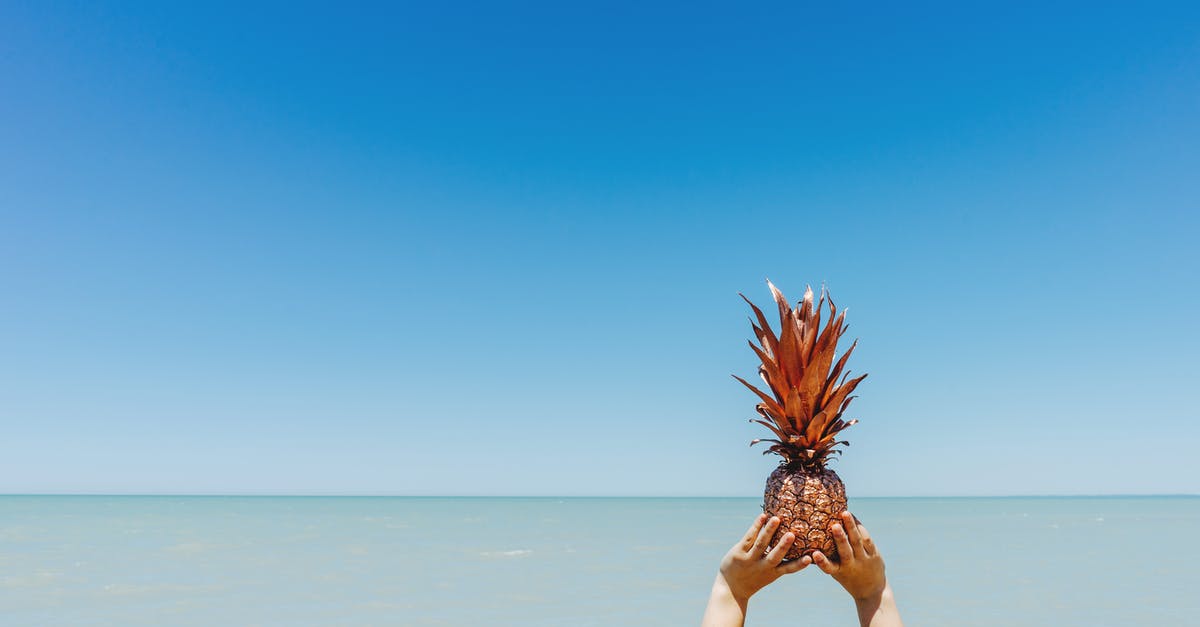 How does pineapple react with water? - Person Holding Lifted Pineapple Fruit