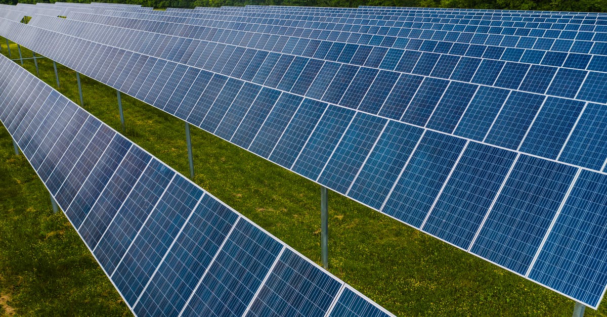 How does the industry conserve their smoothies - Modern solar power station in countryside