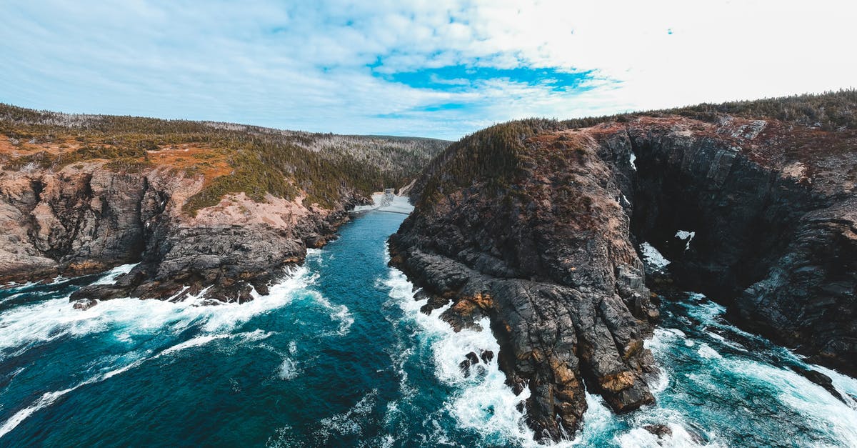 How fast does water cool off after boiling? - Scenery of river head stream on rocky coastline