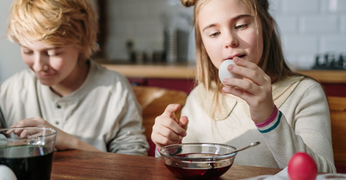 How important is drying hands for sanitation? - Kids Making DIY Easter Eggs