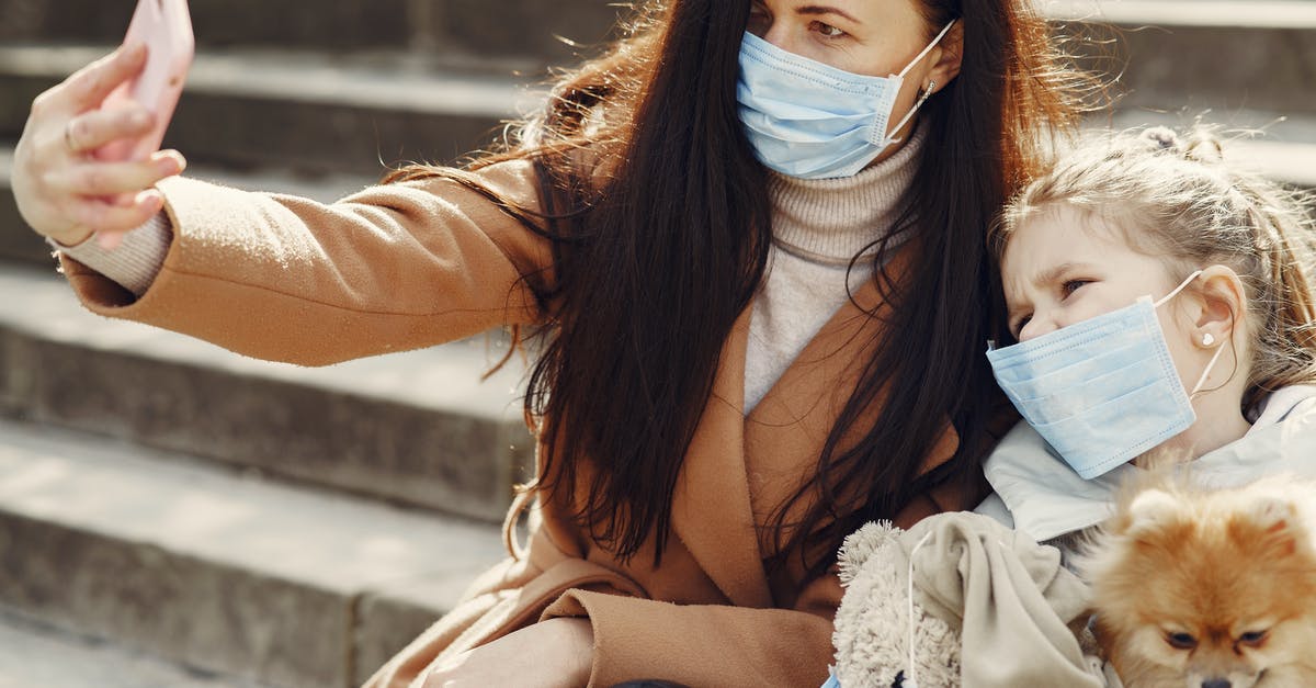 How long can you safely cure using Morton's Tender Quick? - Young woman and cute girl with toy wearing masks and taking selfie while chilling with dog on steps