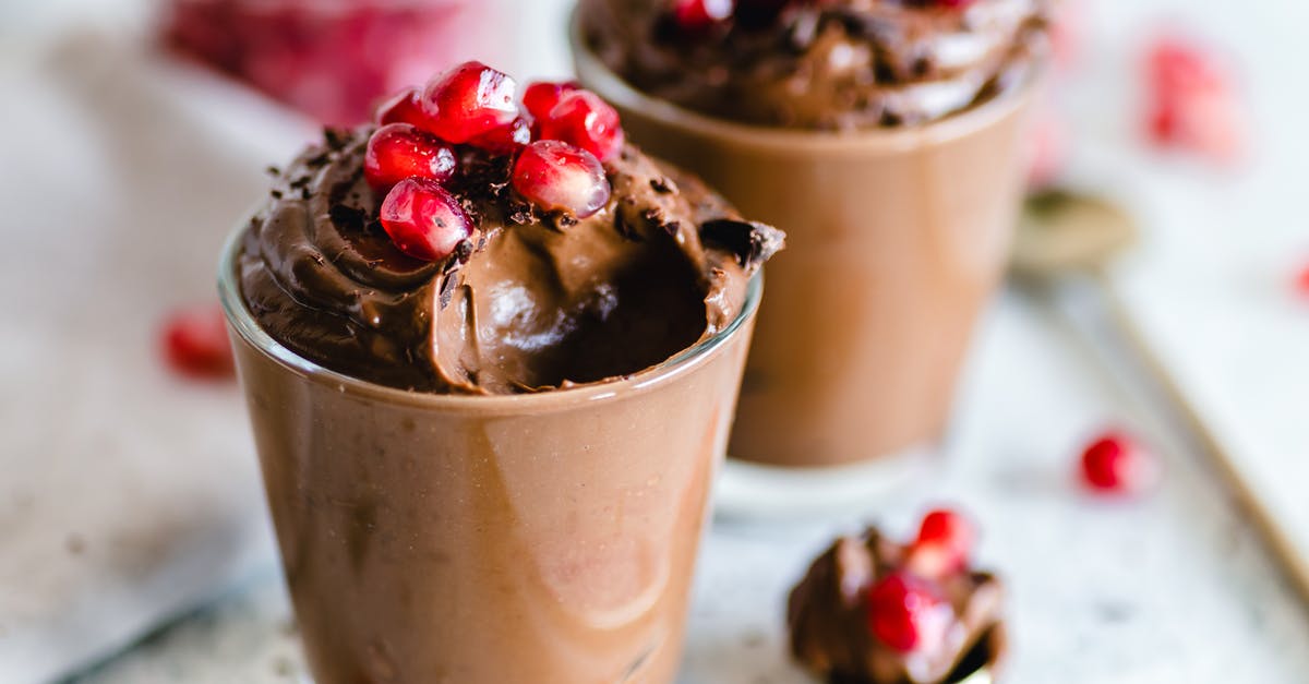 How long does a fruit and sugar mixture last? - Close-Up Photo Of Chocolate Mousse