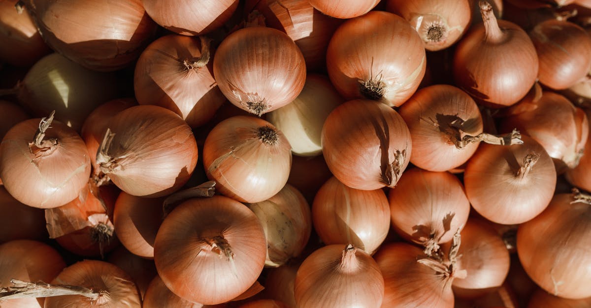 How many average onions are there per pound? - Onions in Close Up Photography