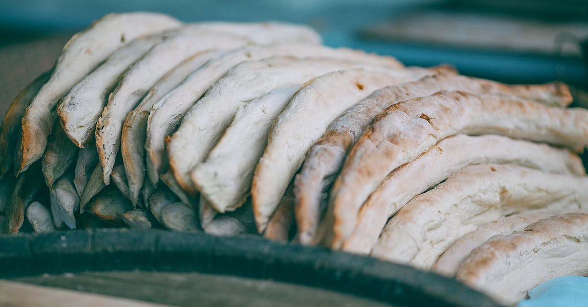 How many risings for bread? - High angle of fresh delicious baked traditional Georgian shoti bread in heap in bakery