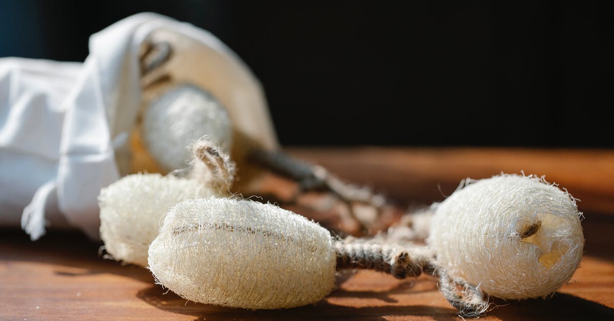 How many times can you reuse bones to make broth? - Eco friendly loofah placed on wooden table