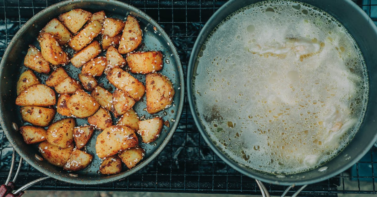 How much nutrition dissolves in boiling water? [closed] - Top View Photo of Fried Food on Pan