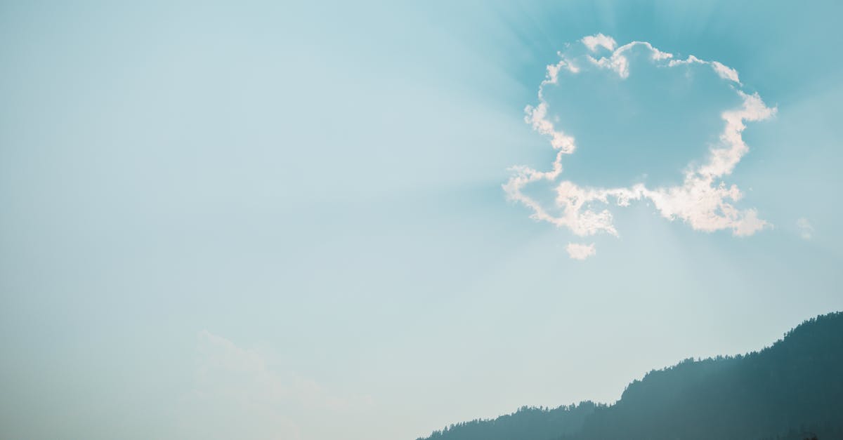 How much of toxins really penetrate melons? - Sun shining through cloud over mountains