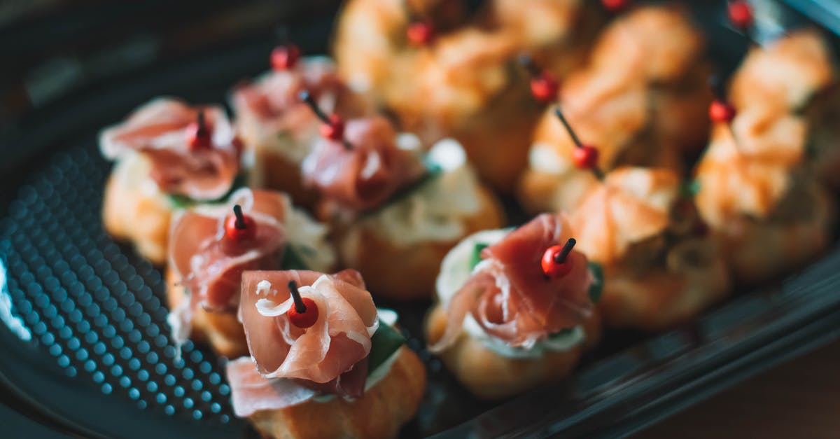 How much should I beat choux pastry for optimal rising? - Delicious profiteroles with fresh prosciutto