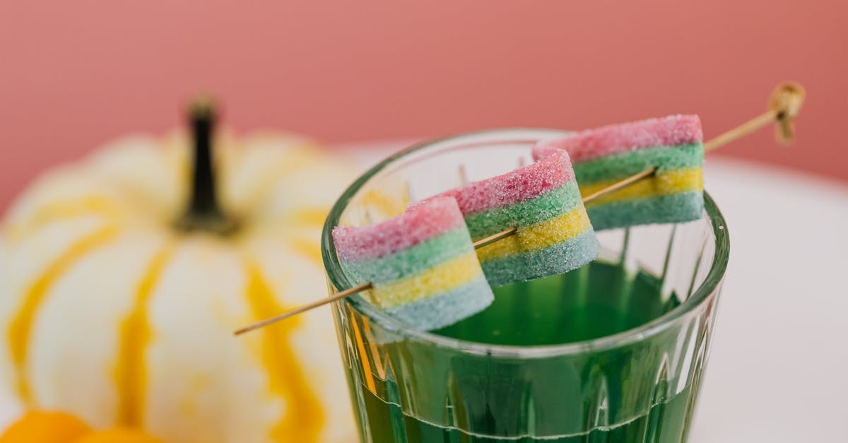 How to avoid fluffy pumpkin pie [duplicate] - Close-up of Candy on a Stick